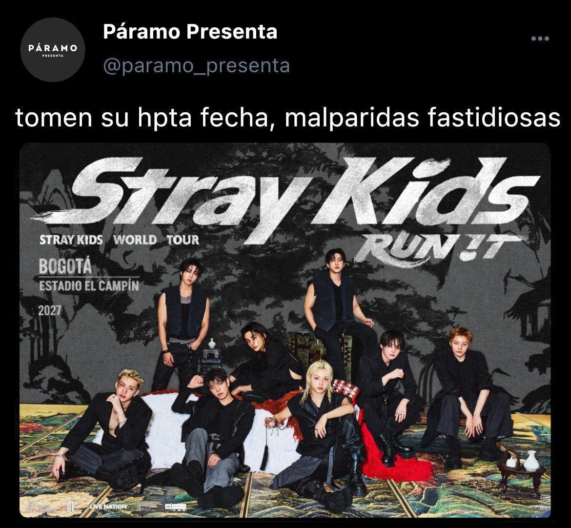 sk1zmid's tweet photo. 😺😺

#RUN_IT_COLOMBIA
#StrayKidsEnColombia #SKZCampin
@paramo_presenta https://t.co/GI7eenopBD