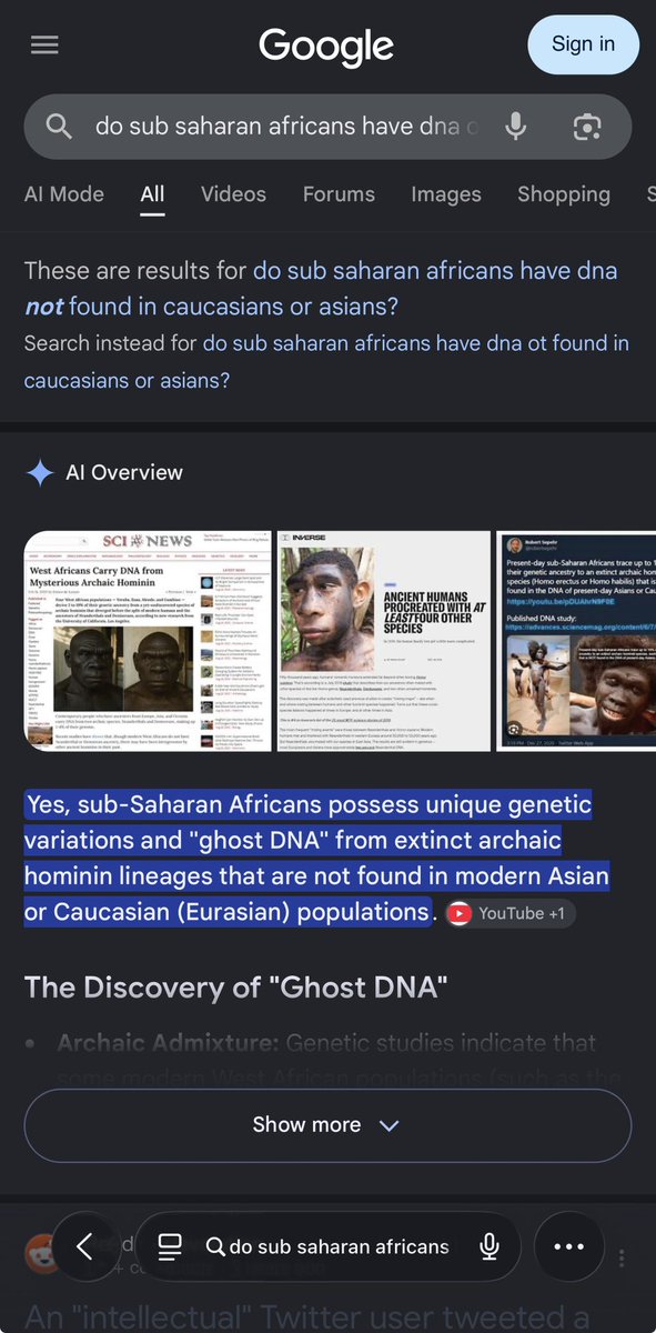 DatNigMuhammad's tweet photo. @Icarys417668 @Unknowngsvx It (the tranny) blocked me so I couldn’t disprove them. Misspelled so you could see the full question. Here is their preferred method of information but I’m sure they’ll find another way to cry about proof. The person arguing is the same one that can’t define a woman. 👏 https://t.co/RH4ys0qB3F