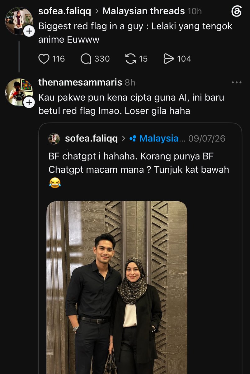 kamaghul's tweet photo. Ni lagi loser ni 😭 https://t.co/qG2y5PZrj3