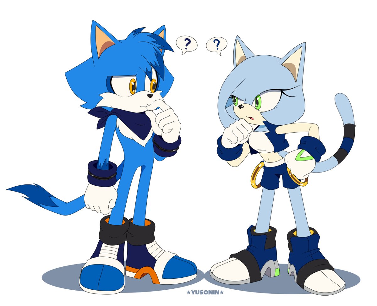 yusonin's tweet photo. @ConceptChaos' Velocity is my favorite fan character design of all time. Not only that, but she was a huge source of inspiration for Accel's redesign.

So I decided to draw them side by side because I felt like it-

#SonicTheHedgehog #SonicFC #SonicOC https://t.co/vM1UpgTHRa