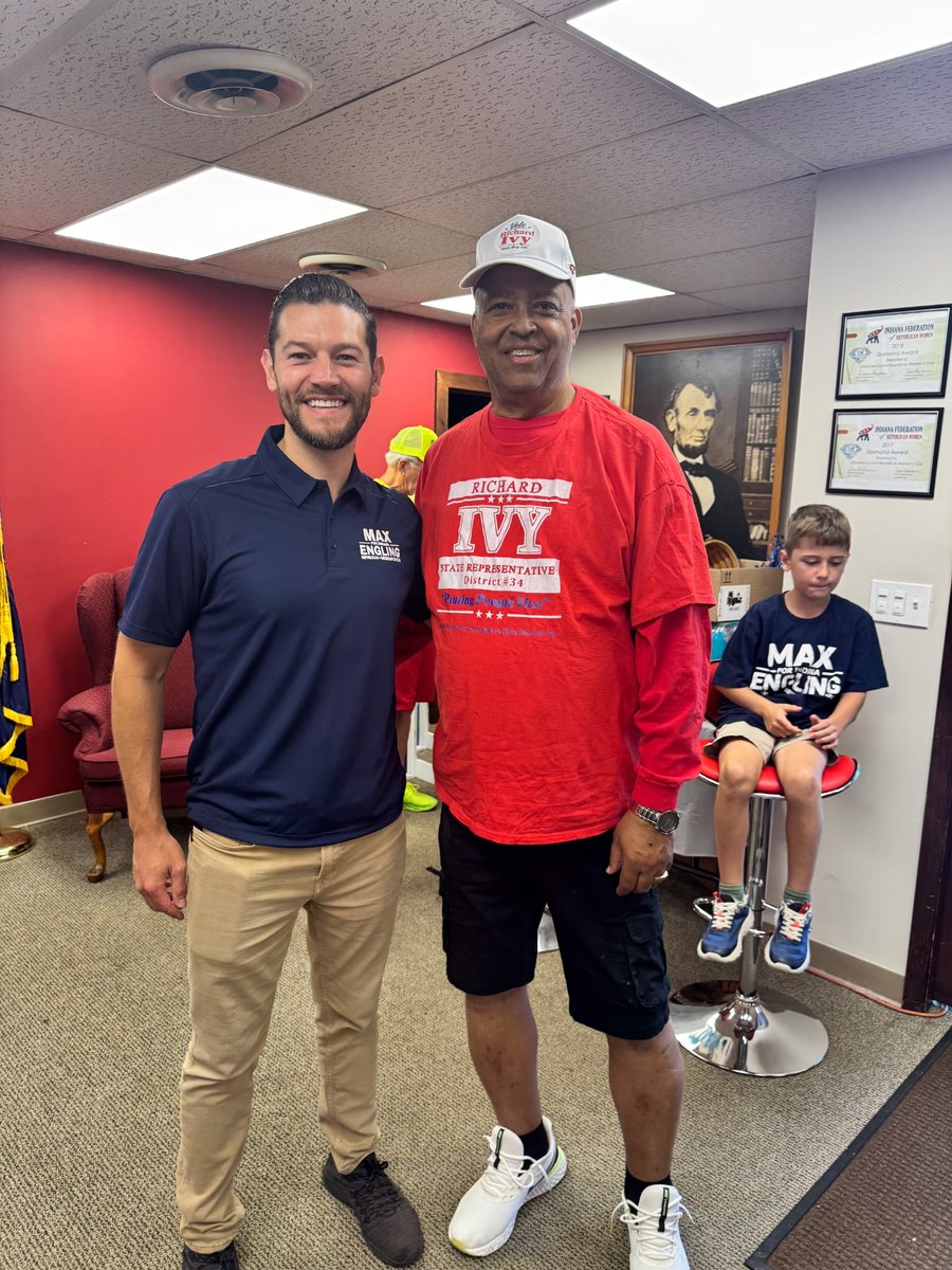 MaxForIndiana's tweet photo. Team Max had a great time knocking on doors in Delaware County with @TuskForceGOP! 

Thanks to everyone who joined us! 🇺🇸 https://t.co/xGOy4i1cSW