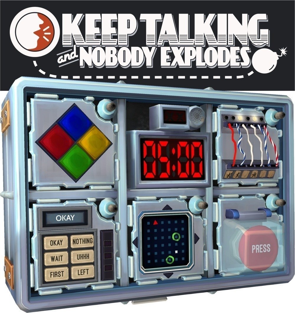 BArchiveWarfare's tweet photo. In the latest episode of "Morning Monday with the C&C," Toki and Akane leave you a module to solve.

This directly references Keep Talking and Nobody Explodes. A 2015 VR co-op puzzle game in which you have to solve a puzzle and defuse the bomb before time runs out.

The game has two sides: Instructor and Defuser. The instructor can't see the bomb and uses the provided manual to give the defuser solutions, and the Defuser has to rely on the instructor for how to solve it.

#BlueArchive #ブルアカ #블루아카이브
