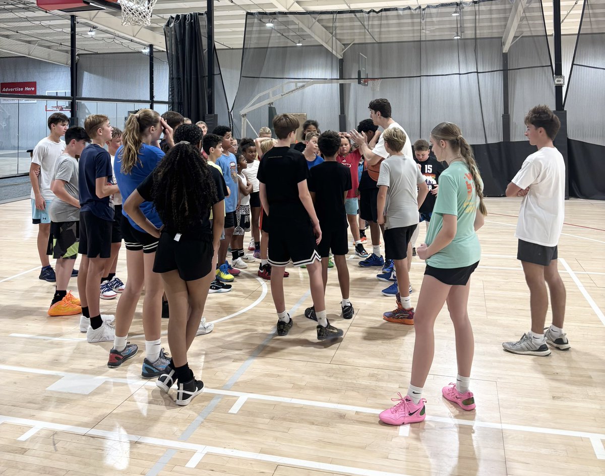 gvbacademy's tweet photo. Got after it tonight at 3x3! Players got more touches. More decisions. More opportunities to attack space. More defensive problems to solve. More advanced coaching.

Teach the skill → create the read → put the player in a situation where they have to solve the problem. #3x3 🏀 https://t.co/76qp7DxxnP