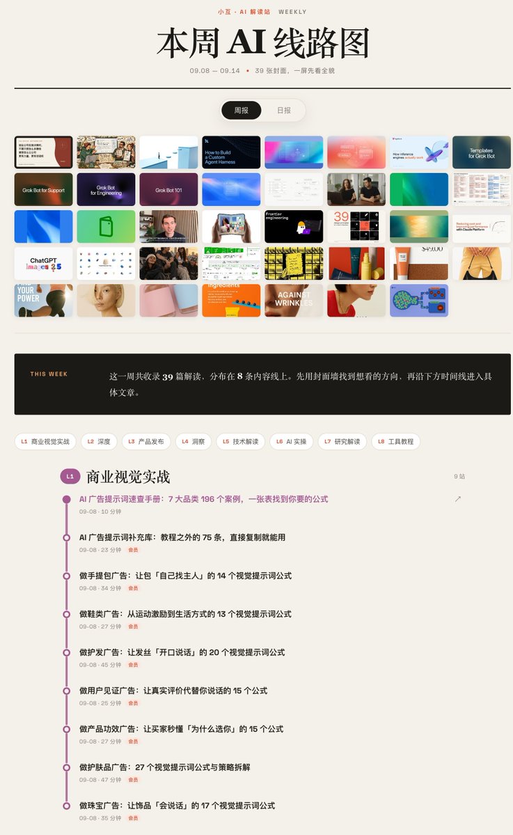 XiaoHu Best Blog 上线了周报功能

一周AI精华内容汇总