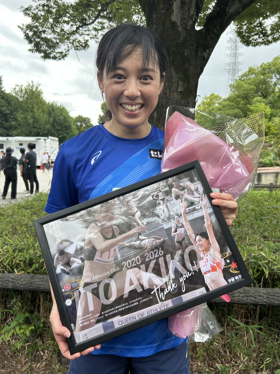 cerespoPR's tweet photo. 伊藤明子選手は、第74回全日本実業団対抗陸上競技選手権大会がラストレースとなりました。
18年間の競技生活お疲れさまでした。最後の6年間をサポートすることができたことは私たちセレスポにとっても幸せな時間でした。

#セレスポ　#伊藤明子 https://t.co/HyNeZdFpOQ