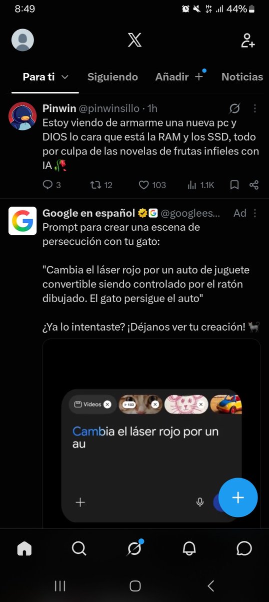 discometag3ysc's tweet photo. @pinwinsillo Que horrible timing we...y si entiendo el punto del comentario honestamente ese contenido no aporta nada de valor y entre otras cosas muy brainrots con IA https://t.co/Jc1yPwP1ns
