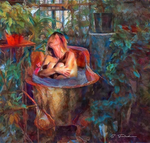 ArtModels's tweet photo. #ArtWorkOfTheDay "Garden Bath" by S Friedman using kylieb018 as a figure drawing reference

kylieb018→ https://t.co/OqWO20QPlI

More artwork inspired by PoseSpace→
https://t.co/Uj4mOYO3fe

#ArtOfTheDay #FigurativeArt https://t.co/hW69dvgKVG