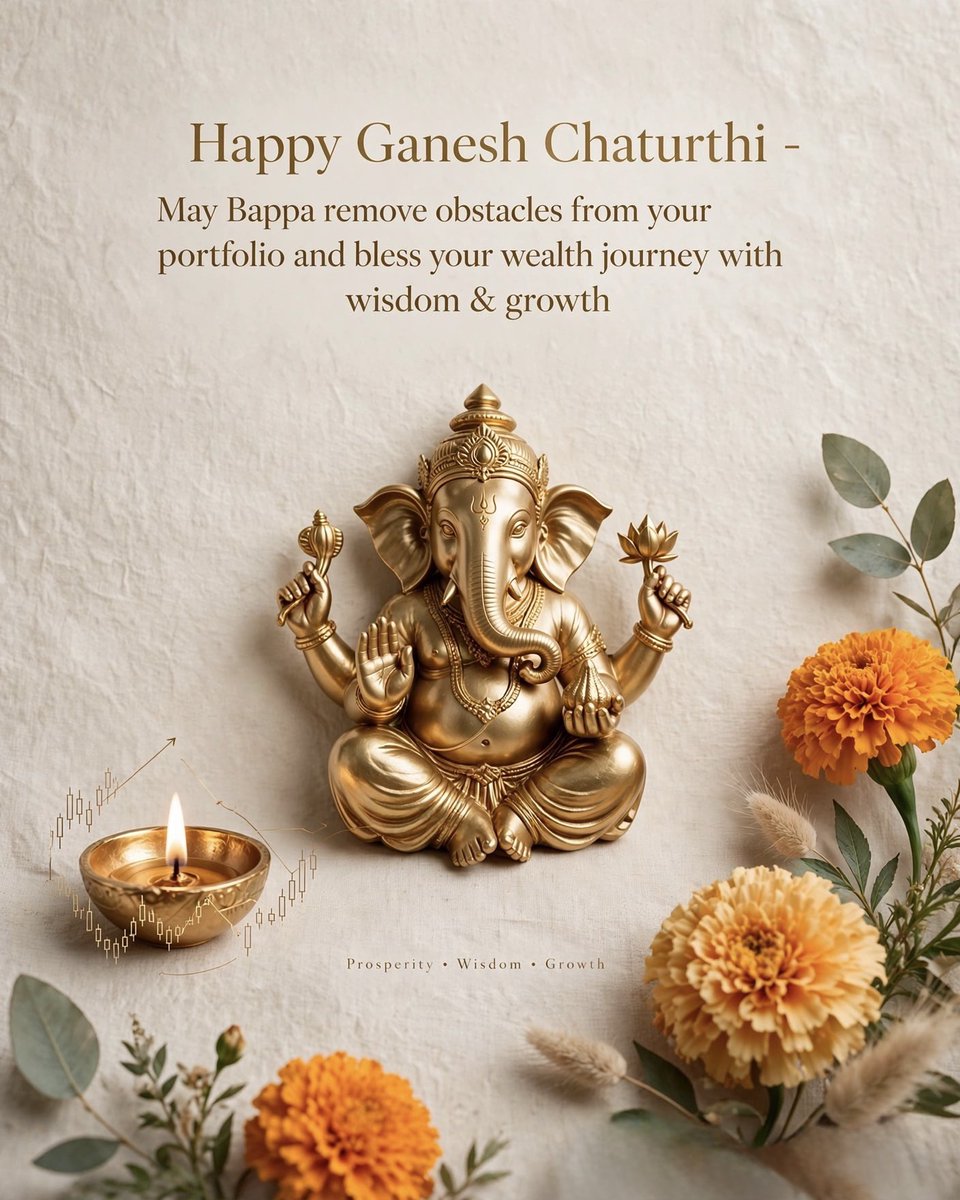 AloksharmaRaj's tweet photo. वक्रतुण्ड महाकाय सूर्यकोटि समप्रभ ।
निर्विघ्नं कुरू मे देव सर्वकार्येषु सर्वदा ॥
श्री गणेश चतुर्थी की आप सभी को हार्दिक शुभकामनाएँ 🙏🏻🙏🏻
#GaneshChaturthi #ganpatifestival #GanpatiBappaMourya https://t.co/HCVCmDytNZ