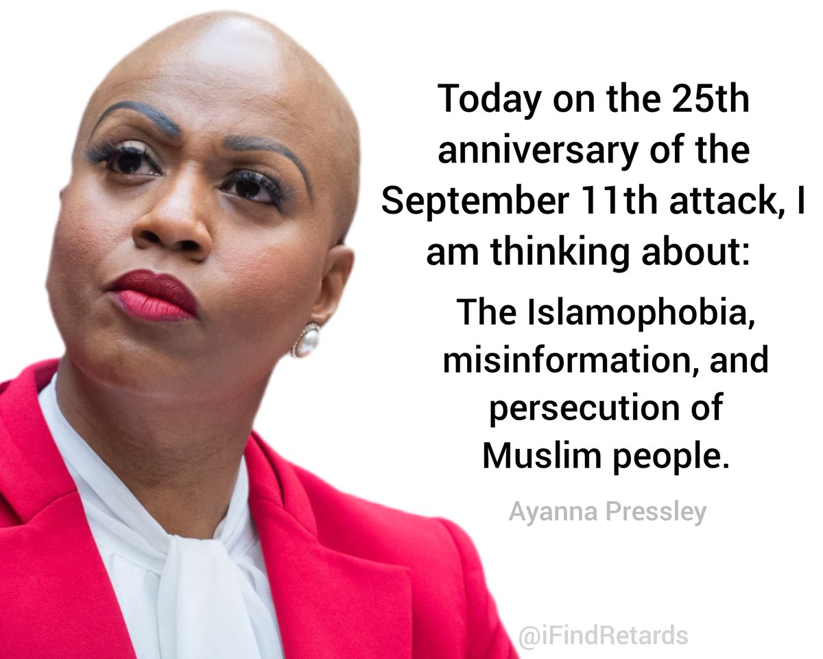 IfindRetards's tweet photo. Ayanna Pressley with the

Retarded quote of the day 🥇 https://t.co/05L1NHlZdG