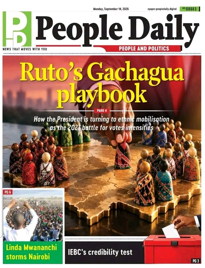 Realkangethe's tweet photo. Good morning ladies and gentlemen, here are today's bold headlines in our local dailies;

🔴The standard - Sifuna Storms City

🔴 People Daily - Ruto's Gachagua playbook

🔴 Daily Nation -  Sifuna storms city

🔴 Taifa Leo - SIFUNA ATEKA JIJI https://t.co/pWK6BGljqg