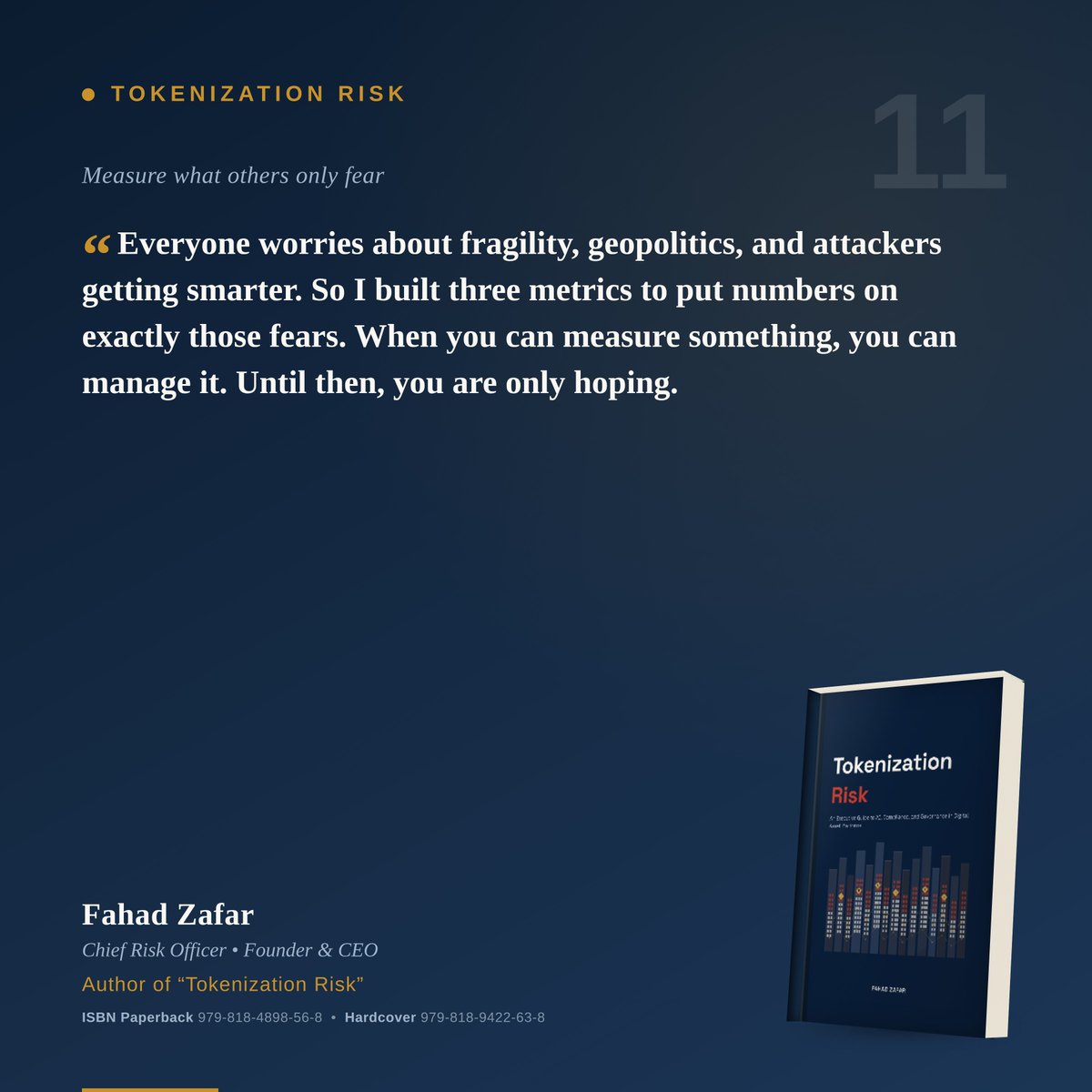 TokenizationRis's tweet photo. @SenLummis "Tokenization Risk"
An Executive Guide to AI, Compliance, and Governance in Digital Asset Platforms

https://t.co/vlG5jz9gNH…

#TokenizationRisk #Tokenization #Risk #AI #DigitalAssets #Blockchain #Web3  #quote #quotesoftheday https://t.co/XVULbzOrTJ