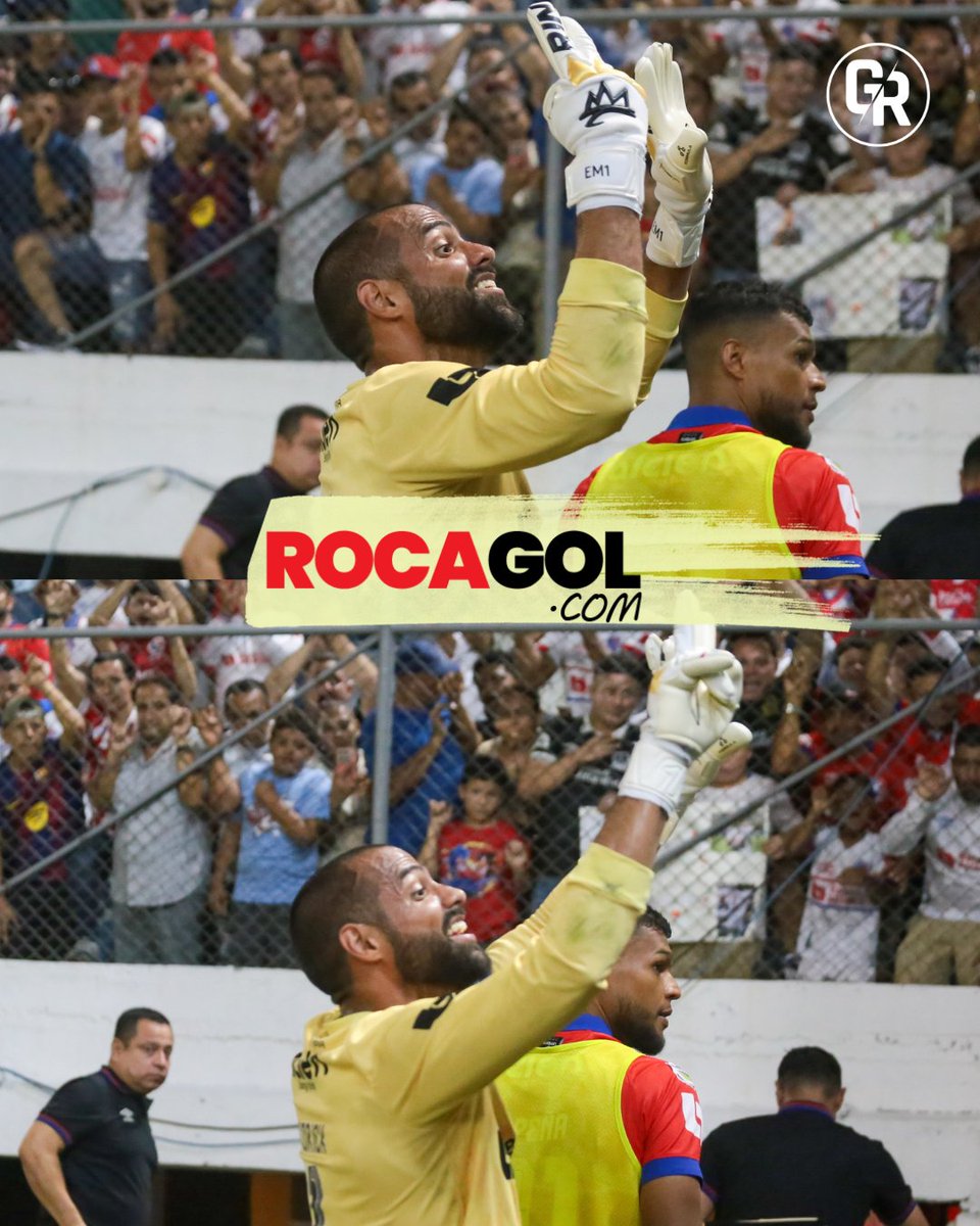 GustavoRocaGOL's tweet photo. EDRICK SIENDO EDRICK 😎

El guardameta del Olimpia, Edrick Menjívar, se metió con la afición del Marathón una vez finalizó el partido. El jugador hacía ademanes con sus manos.

🤯 El portero les recordó que tienen SIETE AÑOS SIN TÍTULOS y que él tiene ONCE COPAS DE CAMPEÓN con el Olimpia. 

¡ESENCIA FÚTBOL! 😅

[📸 Carlos Uclez | RocaGol]