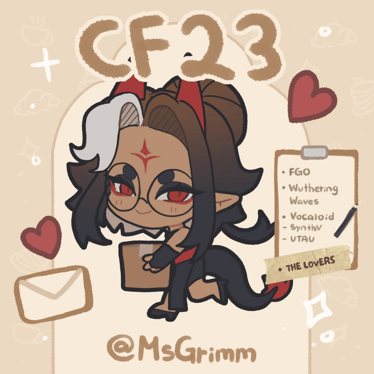 Xiingzi_'s tweet photo. #CF23 BATCH 2 PREORDER CATALOGUE 
👤Booth - MsGrimm, number tba
⏱️ sep 14 - sep 24
🛍️ both days!
📦 mail order after cf!
🎮 fgo, wuwa, the lovers, vocaloid
🔗 https://t.co/WI4E1rW4kb

 🧵1/2 https://t.co/90O5yQCQU4