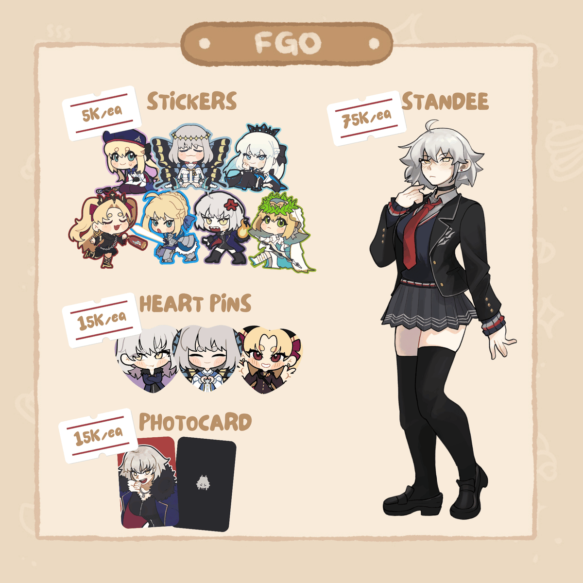 Xiingzi_'s tweet photo. #CF23 BATCH 2 PREORDER CATALOGUE 
👤Booth - MsGrimm, number tba
⏱️ sep 14 - sep 24
🛍️ both days!
📦 mail order after cf!
🎮 fgo, wuwa, the lovers, vocaloid
🔗 https://t.co/WI4E1rW4kb

 🧵1/2 https://t.co/90O5yQCQU4