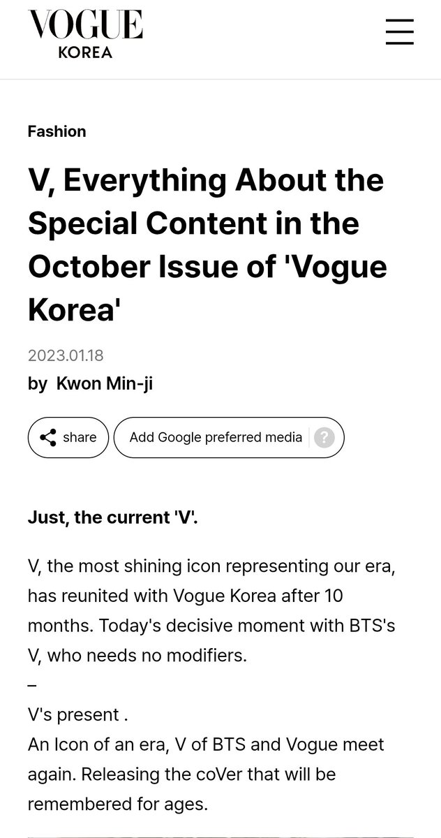 alexapolezhaeva's tweet photo. TAEHYUNG FOR VOGUE 
#VxCartier #TaehyungxCartier 

"#Sponsored #VogueCover #BTS #V
Surprise!

Infinitely new and always surprising, BTS V’s <Vogue Korea> October issue ‘Surprise Cover’.

▶️ https://t.co/ULjNWKkOnS"

2022.09.14 https://t.co/1kWP7Hdx8c