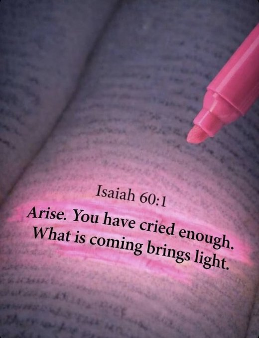 Oh_DearLord_'s tweet photo. Isaiah 60:1 https://t.co/9xofHCS7Z5