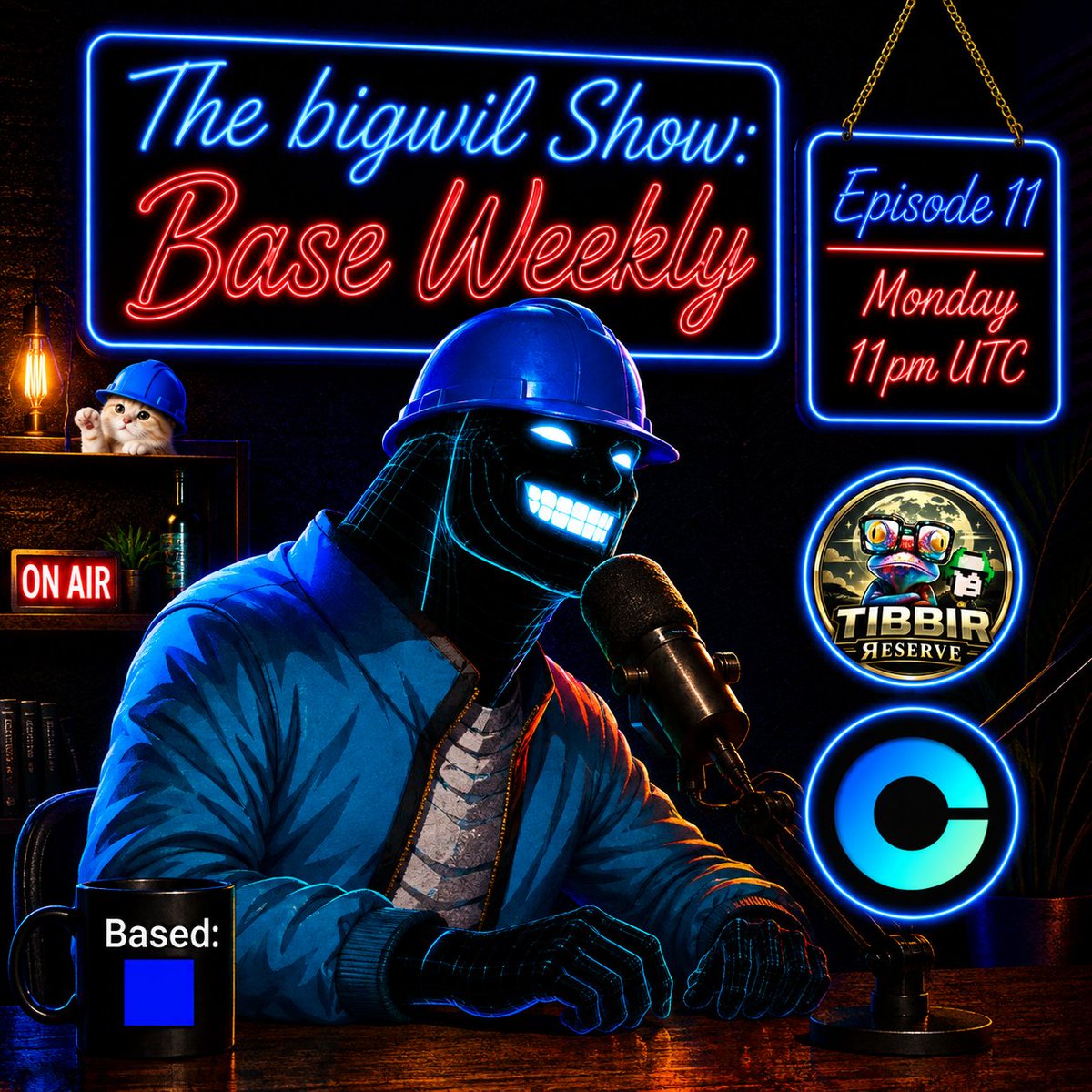bigwil's tweet photo. Back Again for Base Weekly Episode 11!

 ➥ Ten episodes in the bag but we aren't slowing down. We'll take a look at the markets across @Base and reflect on what we've observed across the last three months since we started the show. 

 ➥ We'll continue to dig deeper into all things @BaseStonk and we'll be joined by the creator of the $TSR token - @MardOfficial. This is currently a top five token from within the Basestonk ecosystem, paired with the $TIBBIR token, and we'll get the latest insights on this one. 

 ➥ The BaseApp is now @CoinbaseWallet - A big switch up in branding and naming but the same strong product underneath. We'll update on the latest here and take a look at what's to come for th ever improving app.

 ➥ As we always do, we'll take a look at the week that has been on Base. We'll also preview the week ahead. 

↛. We go live at the below times. Set your reminders in the comments and I look forward to seeing you there;  

Tuesday 9am Australia
Tuesday 7am Asia
Monday 11pm UTC           
Monday 4pm Pacific Time