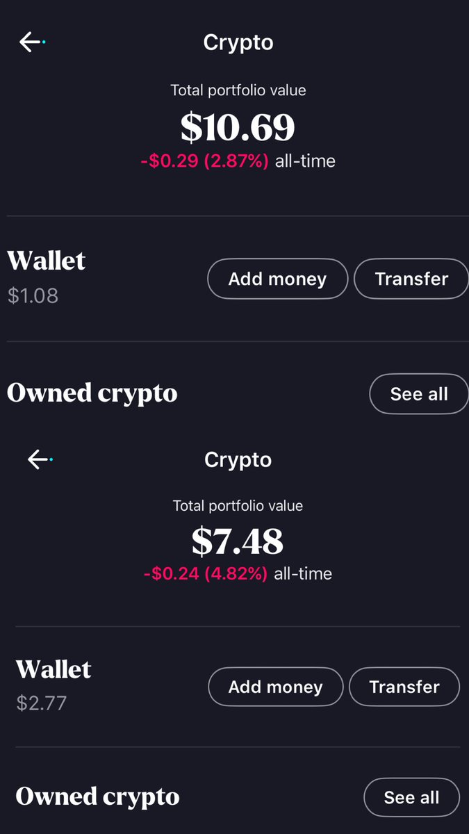 rayyyyy213's tweet photo. First time trading without any thoughts and knowledge about what I'm doing

vs

after listening to a lot of trading videos and tutorials 

d*mn nasa tamang platform na tau https://t.co/VzXLRSnVfZ