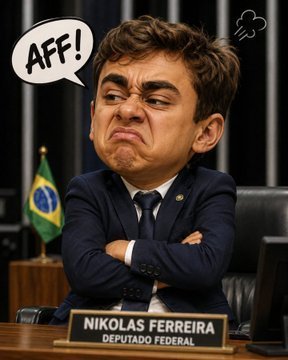 Ivanete07108336's tweet photo. Pinikolas usando colete a prova de bala é uma piada. 
Ele dá uma importância a ele que beira ao ridículo. 
@nikolas_dm deixa de ser fingido. 
Você é do sistema, até em Marte isso é sabido. https://t.co/5RpewEYD0H