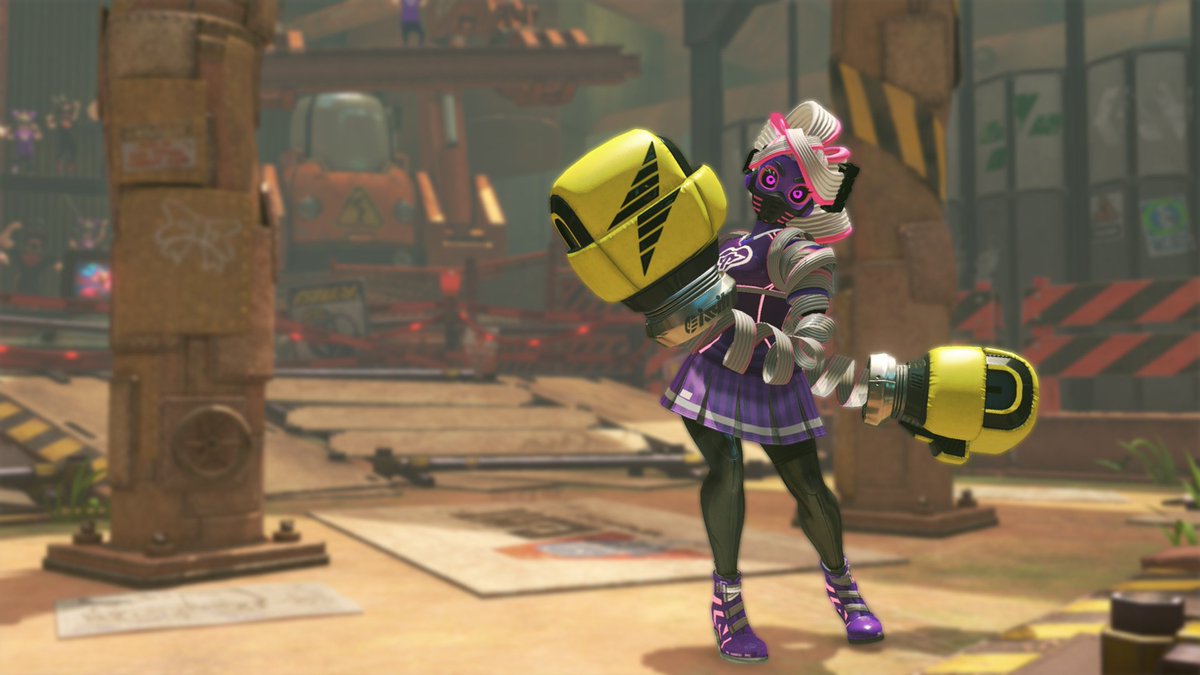 SuperNGuy's tweet photo. The FIRST complete character mods are finally out for ARMS!

- The Scream Machine: Ribbontron
- The Cuisine Machine: Mintron

These mods have been cooking up for a while now, so I really hope you enjoy them! (All links below)

#ARMS #ARMSNintendo https://t.co/FS5ueC8xiA