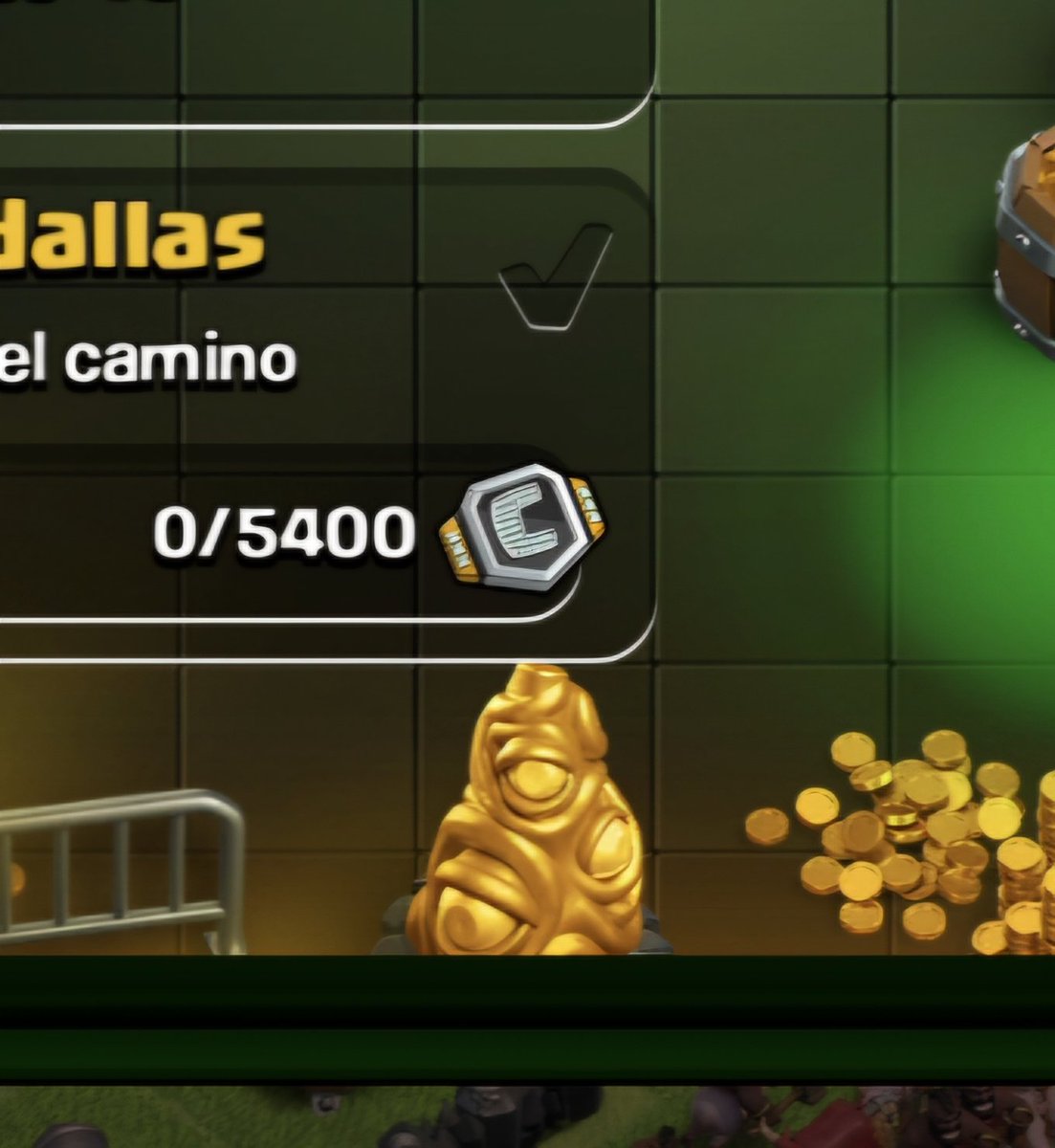 AVB_AleViaBel's tweet photo. Al final del camino del evento Explosión de equipo (Equipment Blast) hay algo muy raro en la esquina inferior derecha 🧐
¿Alguna idea de lo que puede ser? 🤔

#ClashOfClans #Supercell #ClashOn #EquipmentBlast https://t.co/zywec1QR5X