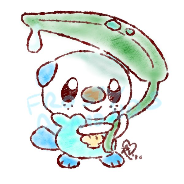 FrostyAlmonds's tweet photo. (Almost) Daily Oshawott 1324. https://t.co/pM1eYRPF7K