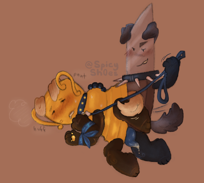 SpicySh0es's tweet photo. Petplay Tr1fe for oomf :]
@HnyBone (also on bsky) Designs belong to them
#oscnsfw #nsfwosc https://t.co/sxbmK7pO4b