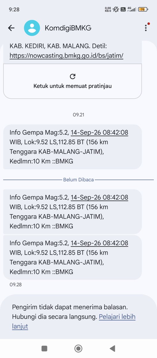 sariahime_'s tweet photo. Info gempa kalah cepet sm status WA orang-orang https://t.co/kmcBtiRqSf