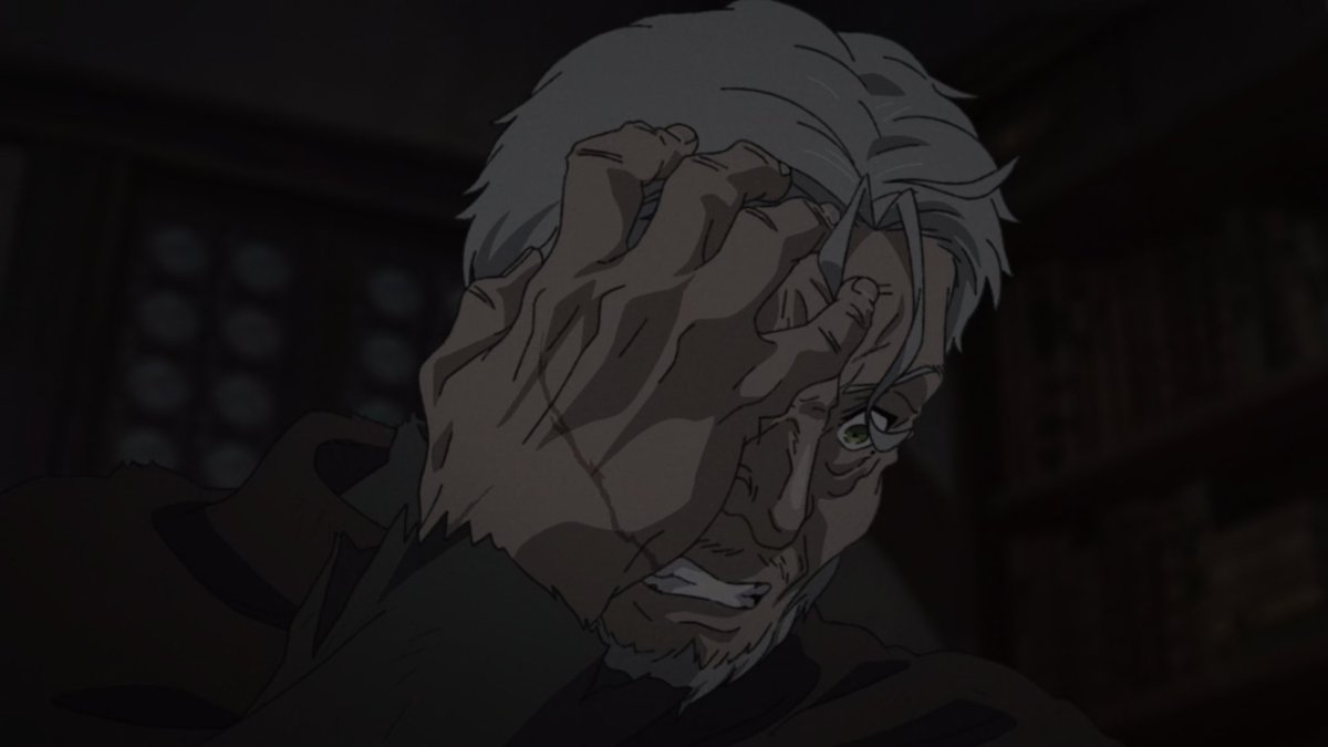 PokemanZ0N6's tweet photo. If an anime episode is entirely 2 people (or 1) talking in a room the whole episode, and i end up so invested to the point of forgetting about its runtime

Then it might have a peak story. This Mushoku Tensei ep is madness, every word dropped is a bomb https://t.co/0HGeDZXmrl