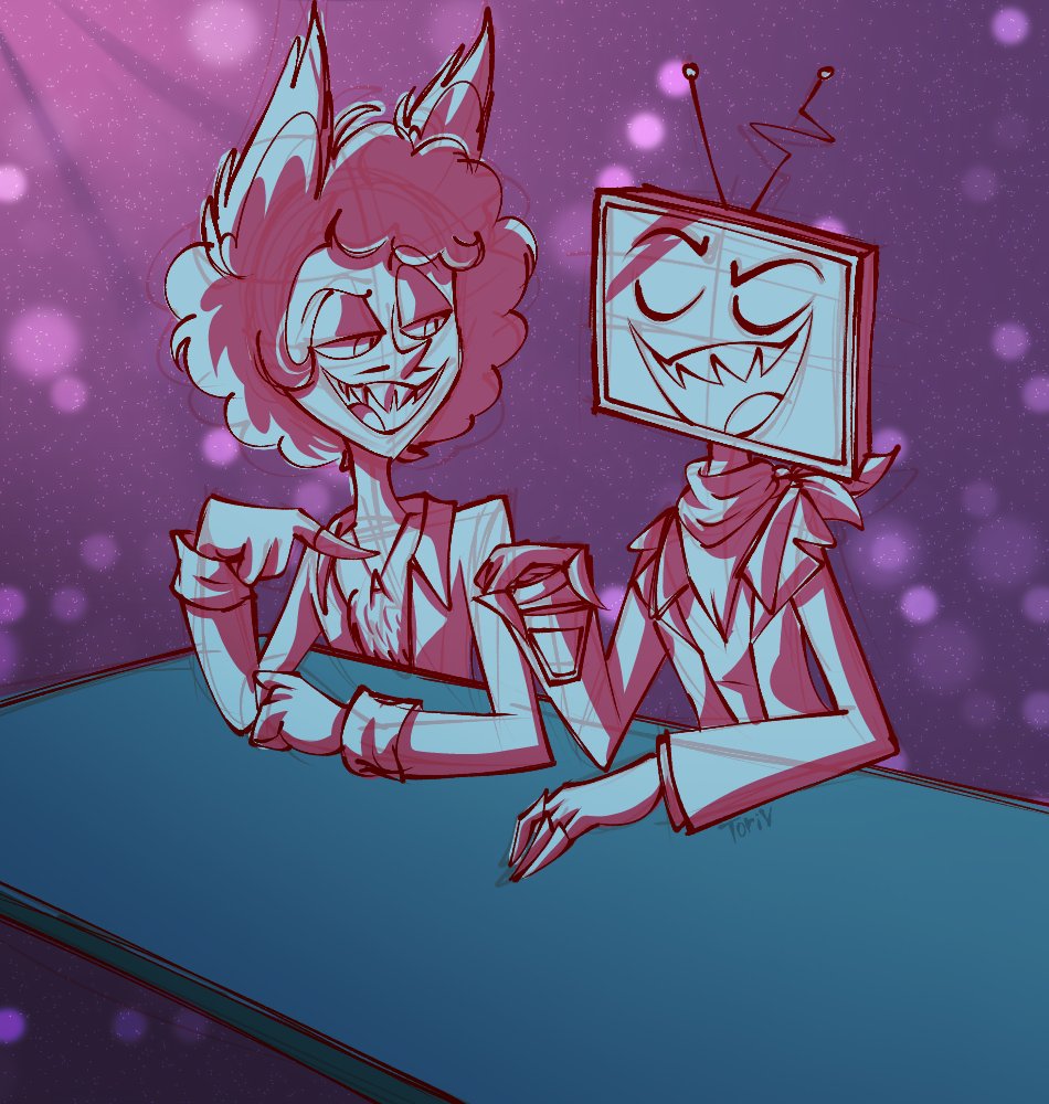 T0riVeee's tweet photo. 80's/disco murdermedia (and radiostatic)
#HazbinHotel #Radiostatic #Murdermedia https://t.co/5AlErdK0dV