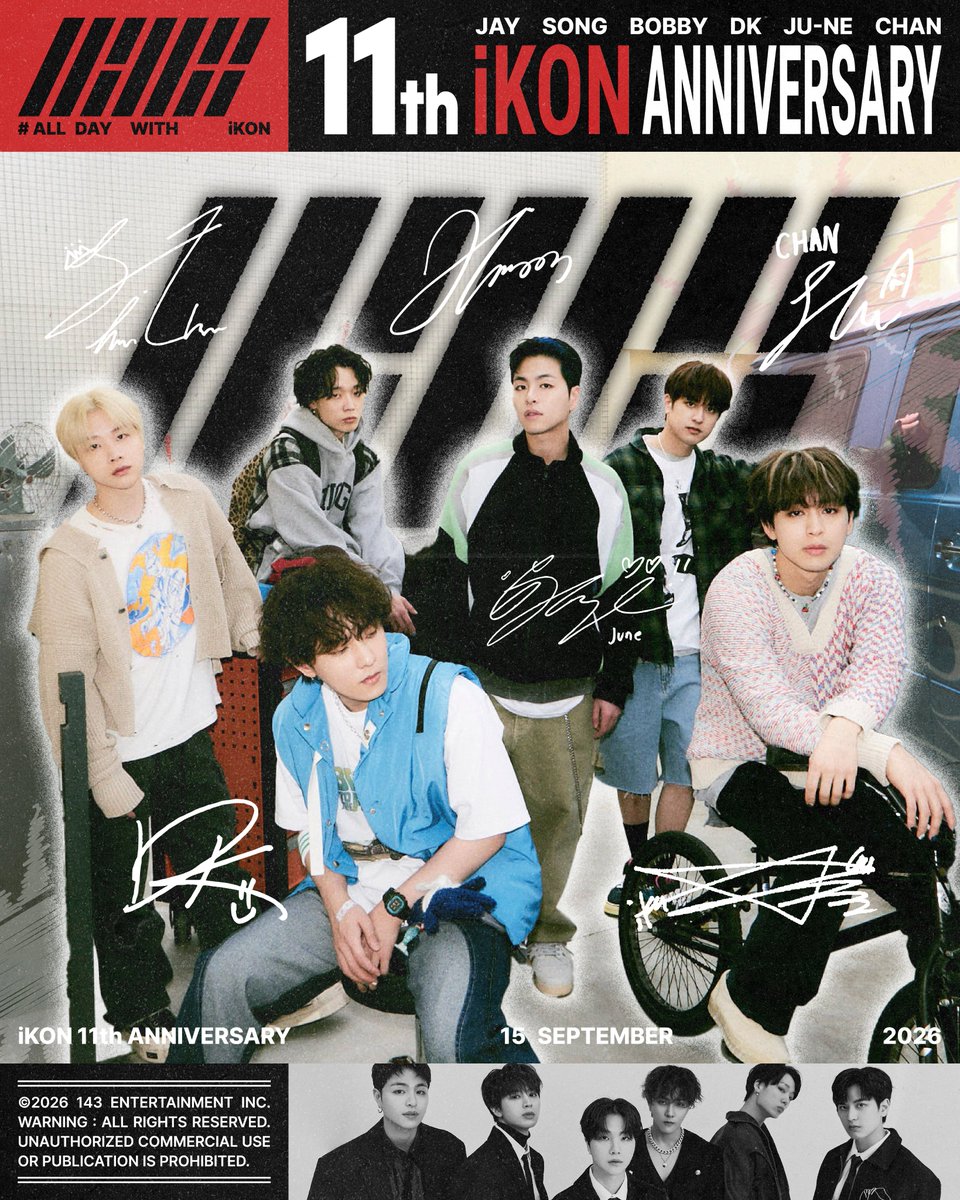 iKONIC_143's tweet photo. 🎂HAPPY iKON DAY🎂

#아이콘 #アイコン #iKON
#iKON_11th_Anniversary
#11YearsWithiKON https://t.co/NvLtUt0bMV