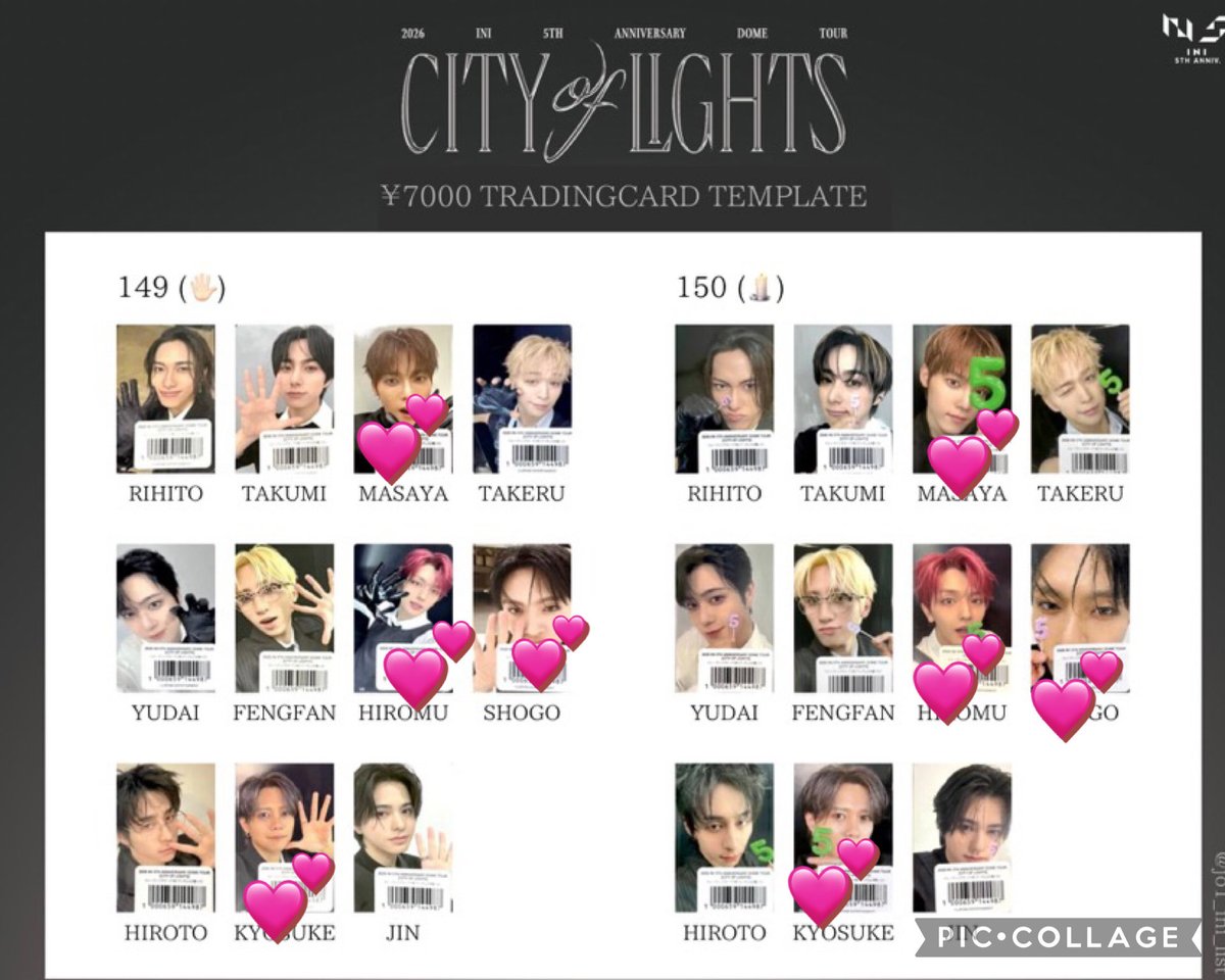 tk_4842's tweet photo. INI CITY OF LIGHTS 缶バッジ トレカ 交換
譲 1

求   2.3枚目 💕 

🩵💛＞＞💙＞💚  過去物🙆‍♀️

郵送希望

#INI交換 #INI求 #INI譲 https://t.co/ot70rV0yos