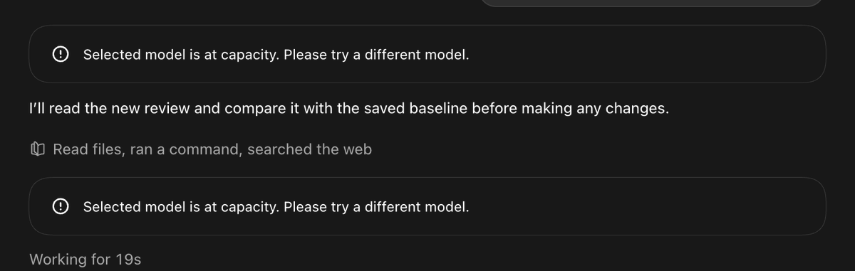 blurmdy's tweet photo. The joys of trying to use Astra today @thsottiaux nearly impossible to complete any tasks. https://t.co/nx1uGB1wZ6