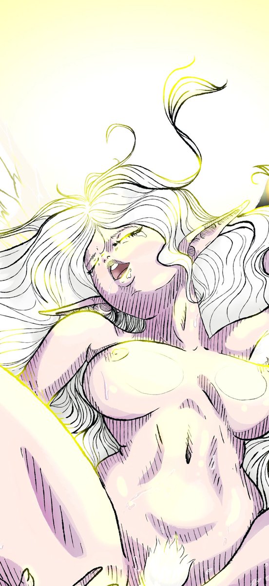 Evocrysart's tweet photo. I DREW SPICY BUT SHES SO PRETTY I HAD TO POST ANYWAYS

#fantasyart #digitalart #sketch #elf #render #art #artist #follow #angel https://t.co/djUunfDJ1Q