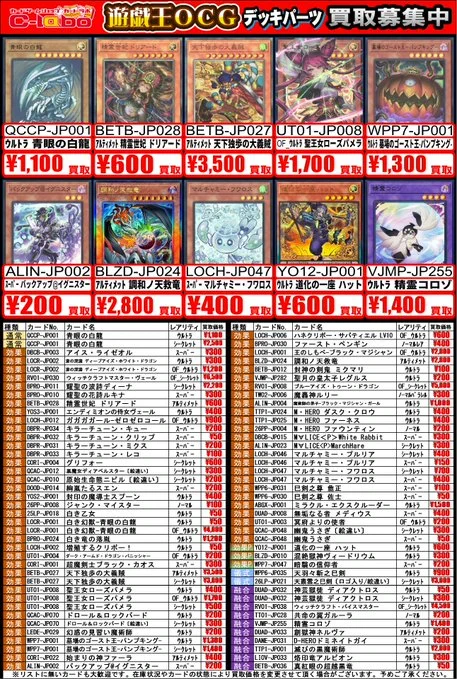 遊戯王　表遊戯デッキパーツ カードラボ豊橋店 on X: 