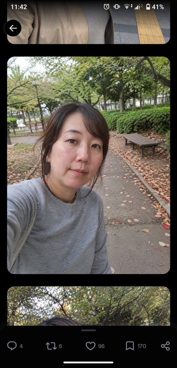 tu_u48's tweet photo. ←みたいな自撮り写真を撮ってる感じにしたくて指示したら→ができた… https://t.co/1k24YeElni