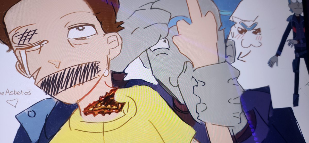 IymintheAsbetos's tweet photo. ⚠️!!CW!!⚠️ Progress for tn, im so proud of this😭 I might delete this i feel like this is TOO much. #rickorty #primecest https://t.co/RPhslZczsV