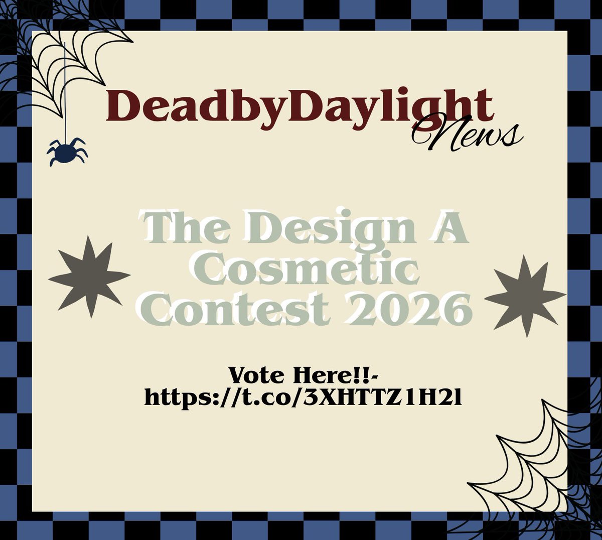 Looneylavenderr's tweet photo. The 2026 DBD Cosmetic Design Contest voting timeeee! 👀🖤

Here are my favorite for the killer outfits 🥺❣️

Go vote for your favorites before September 17th at 11:59 AM 🩸

#DeadByDaylight #DBD #DBDCommunity #TheFog #VTuber https://t.co/J2yGn8pfQ3