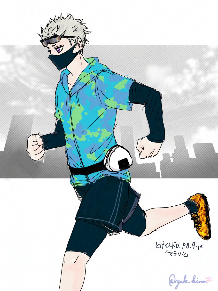 yuk_kinn's tweet photo. 大遅刻すみません…🏃‍♀️💦
#とげくんドロ
#とげくんドロマラソン https://t.co/3BcBnWQyID