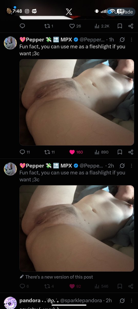 Nox_makes_art's tweet photo. @Peppers_Booty Twitter calling you out by showing me both right next to each other https://t.co/dd3i1rSoQJ