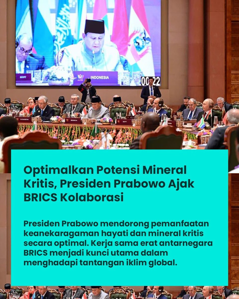 esta887002's tweet photo. Auto merindinggg lihat Indonesia tampil percaya diriii 😭🇮🇩 Semoga makin maju, makin kuat, makin diseganiii🔥🔥 PrabowoDiKTTBRICS
#PrabowoDiKTTBRICS
Peran Aktif Indonesia https://t.co/fUb1ziKn8u