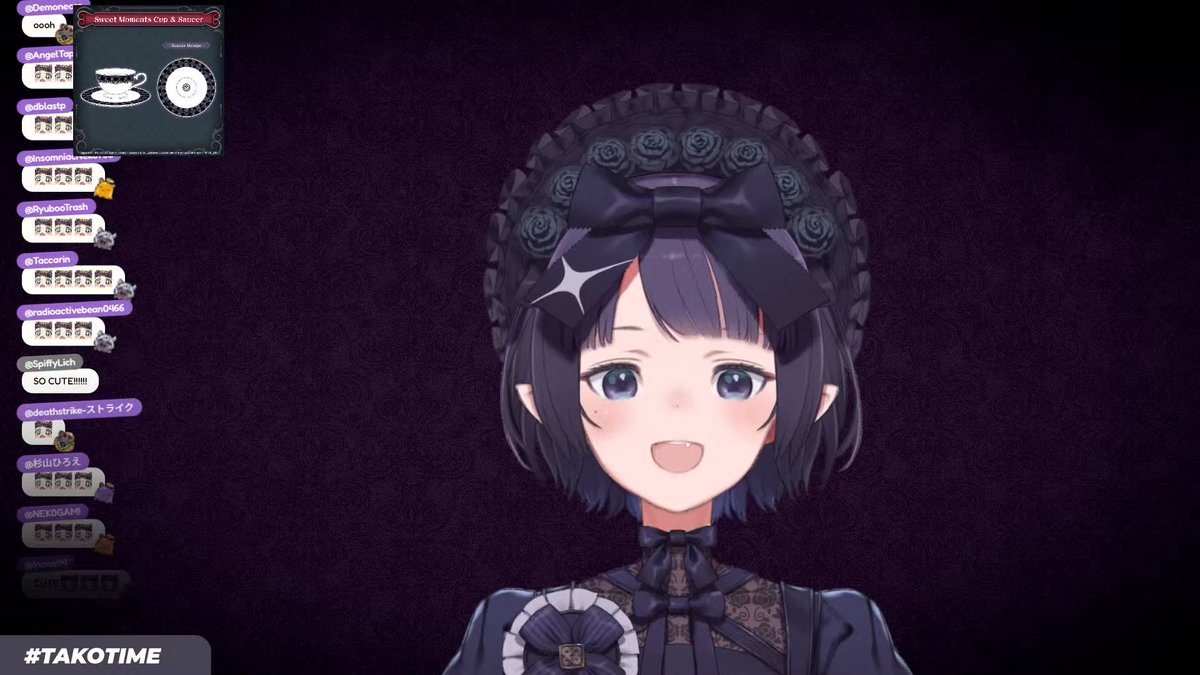 miooonmiooon's tweet photo. 🐙一伊那尓栖、新衣装をお披露目！🐙

黒い薔薇が美しい、エレガントなゴシックドレス衣装！🌹
お嬢様でありながら、アイパッチをつけると厨二病のような雰囲気に✨

#朝ミオニュース https://t.co/7WWf66MXar