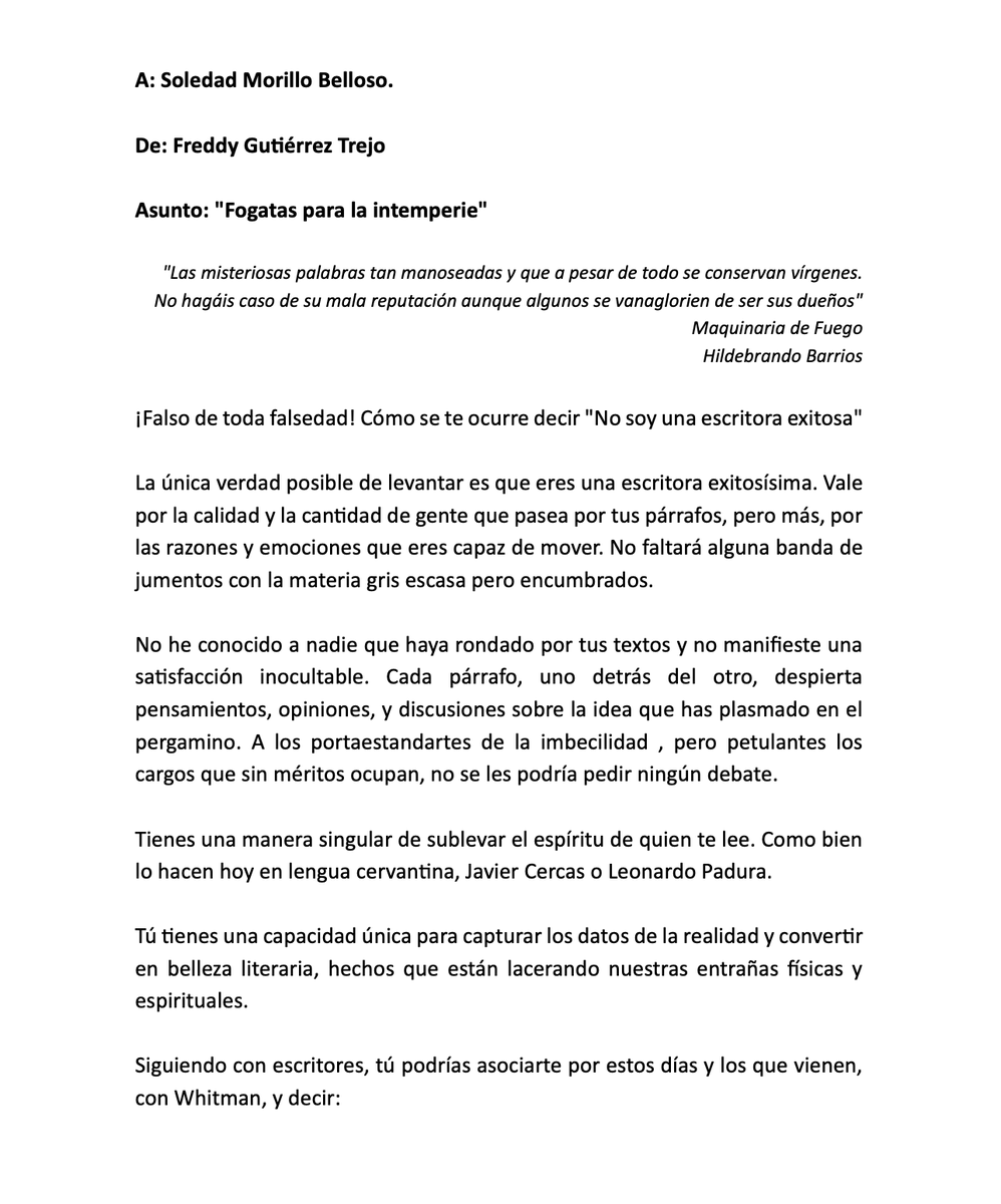 gutierreztrejof's tweet photo. A Soledad Morillo Belloso. https://t.co/JiP2HJTgal