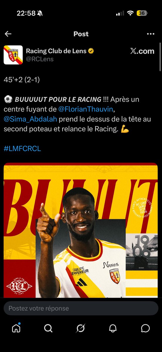 lukaas_21_'s tweet photo. @WinamaxSport pourquoi vous valider pas la passe D de Thauvin alors que c’était validé au départ 😡 Thauvin fait le centre et Sima seulement qui touche le ballon, vous pouvez payer  😡 https://t.co/tQHIqYtnVV