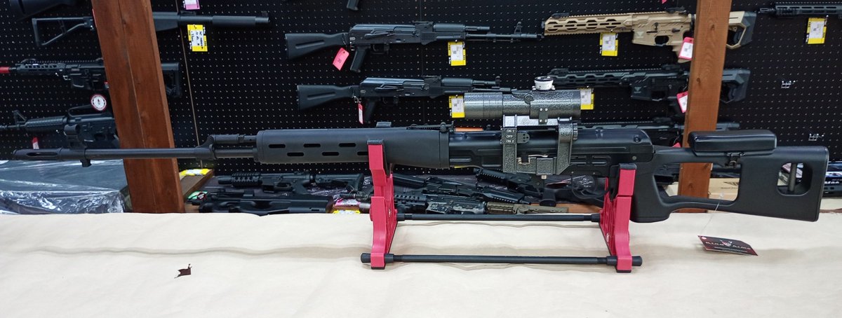 OTac574063's tweet photo. お好みのSVDは?
KingArms製SVDエアコキ
セットでいかがでしょうか?
#KingArms
#SVD
#光学機器
#マウント
#お好み https://t.co/vlLoRkgsAx