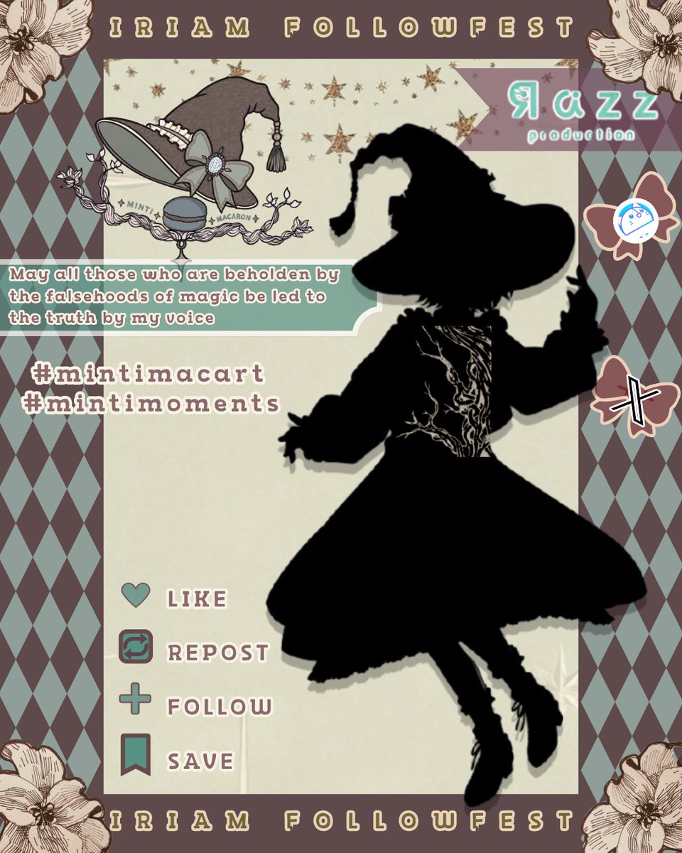 minti_macaronvt's tweet photo. An idol once lost their voice... Now it leads those beholden to the falsehoods of magic.
💫- fanfic reading
💫- yapping
💫- lots of chaos
Let my voice and truth show you the way…
🔗: https://t.co/4nKCeLSLCW
#Followfest
#IRIAMメンテ中のフォロー祭り
#IRIAMMaintenance https://t.co/NVCUAR3AW6
