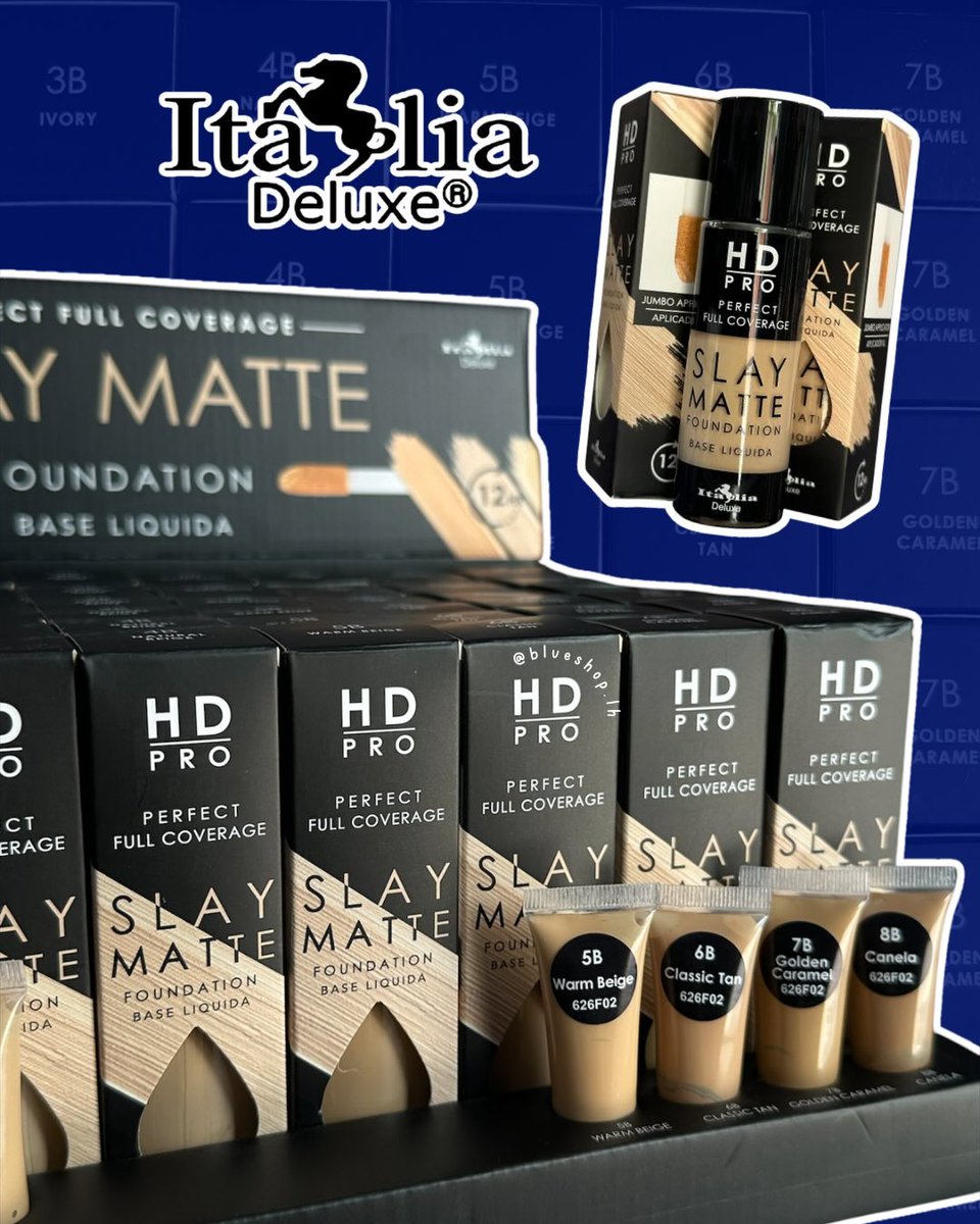 Lucasmatheeus1's tweet photo. BASE DE MAQUILLAJE “SLAY MATTE” - ITALIA DELUXE

Piel lisa, uniforme y con efecto filtro todo el día. Fórmula ligera, matte y libre de grasa, con cobertura construible de media a completa. Incluye aplicador XXL. Precio único: L. 200 c/u https://t.co/TEoFwpLXOL