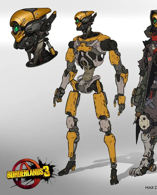 leafjuly's tweet photo. Thinking that Fl4k and C4sh`s model is an "Indexing Unit" and a "CasinoBot", so technically people can have Borderlands OCs based on these robot models🫢 https://t.co/ynHL3br4YO