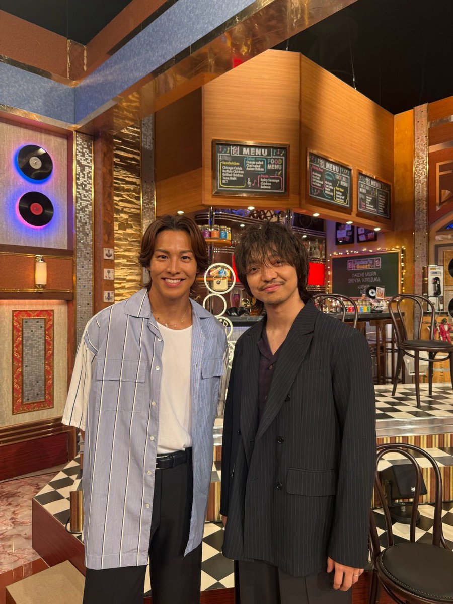 therampagefext's tweet photo. テレビ朝日「EIGHT-JAM」

『三浦大知特集』に #RIKU がスタジオゲストとして出演いたしました✨
ご覧いただきありがとうございました🙌

▼Tver見逃し配信
https://t.co/oSL6JYvZpW

#EIGHTJAM @EIGHTJAMtvasahi 
#三浦大知 @DAICHIMIURAinfo 
#THERAMPAGE @RIKU1994810 https://t.co/FLtpaFMEQ5