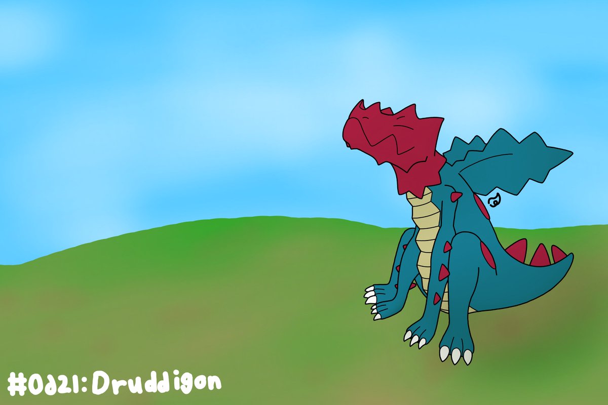 ailingbubbles's tweet photo. #0621: Druddigon

#Pokemon #digitalart https://t.co/eCMQGvraWL